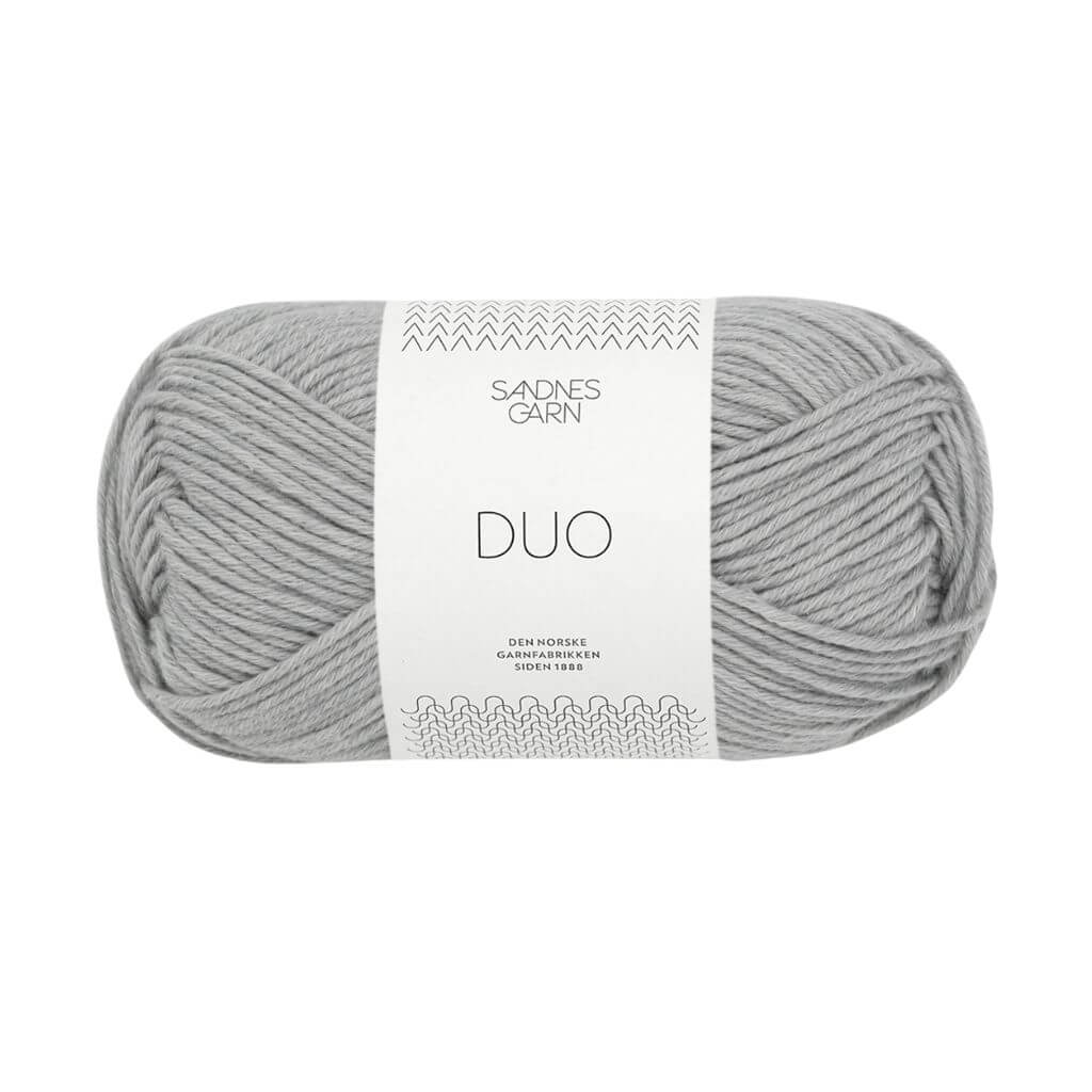 Sandnes Garn Duo - 50g 6030 - Lys Grå Lieblingsgarn