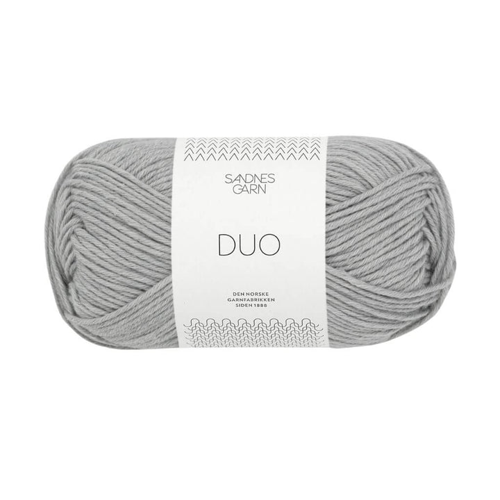 Sandnes Garn Duo - 50g 6030 - Lys Grå Lieblingsgarn