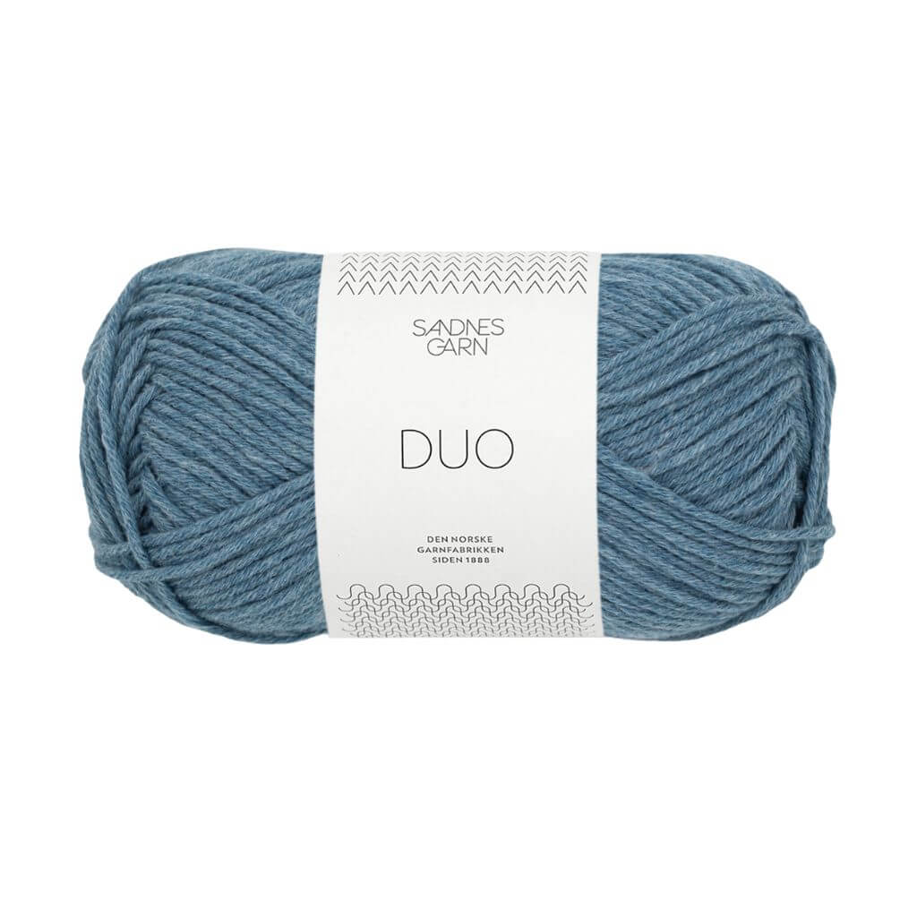 Sandnes Garn Duo - 50g 6033 - Jeansblå Lieblingsgarn