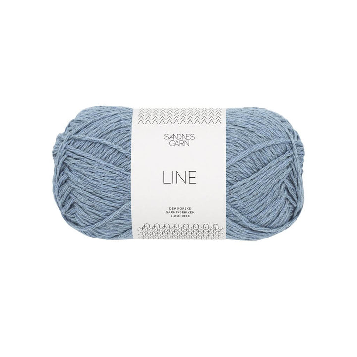Sandnes Garn Line - 50g 6032 - Blå Hortensia Lieblingsgarn