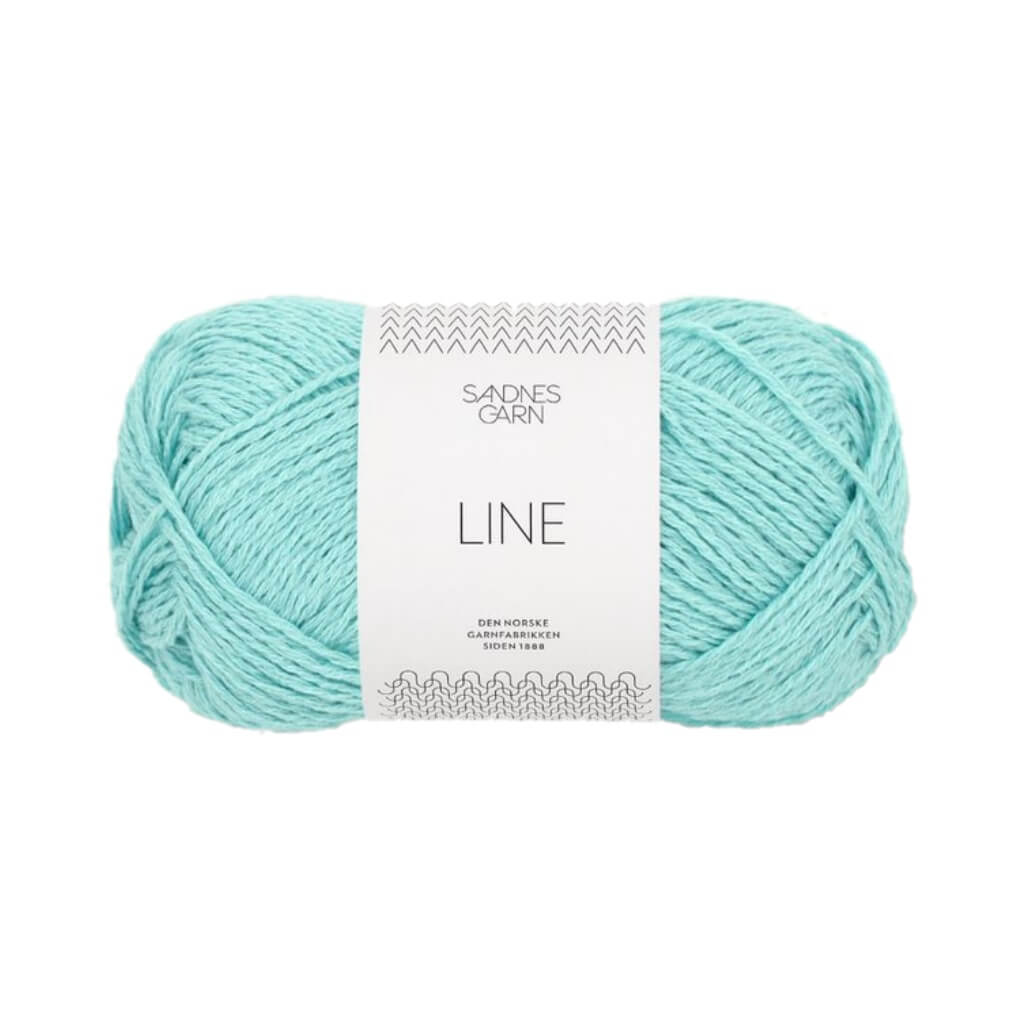Sandnes Garn Line - 50g 7213 - Blauer Türkis Lieblingsgarn