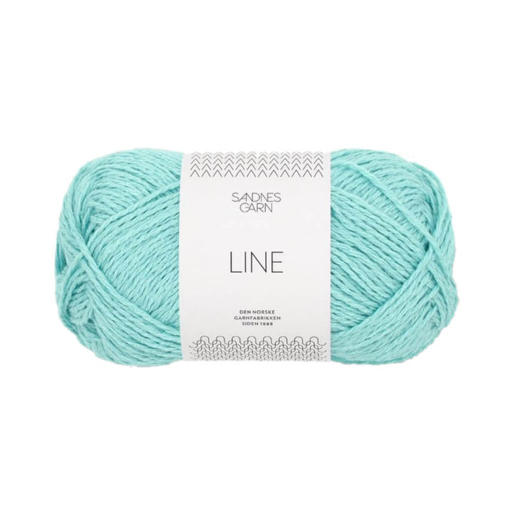 Sandnes Garn Line - 50g 7213 - Blauer Türkis Lieblingsgarn