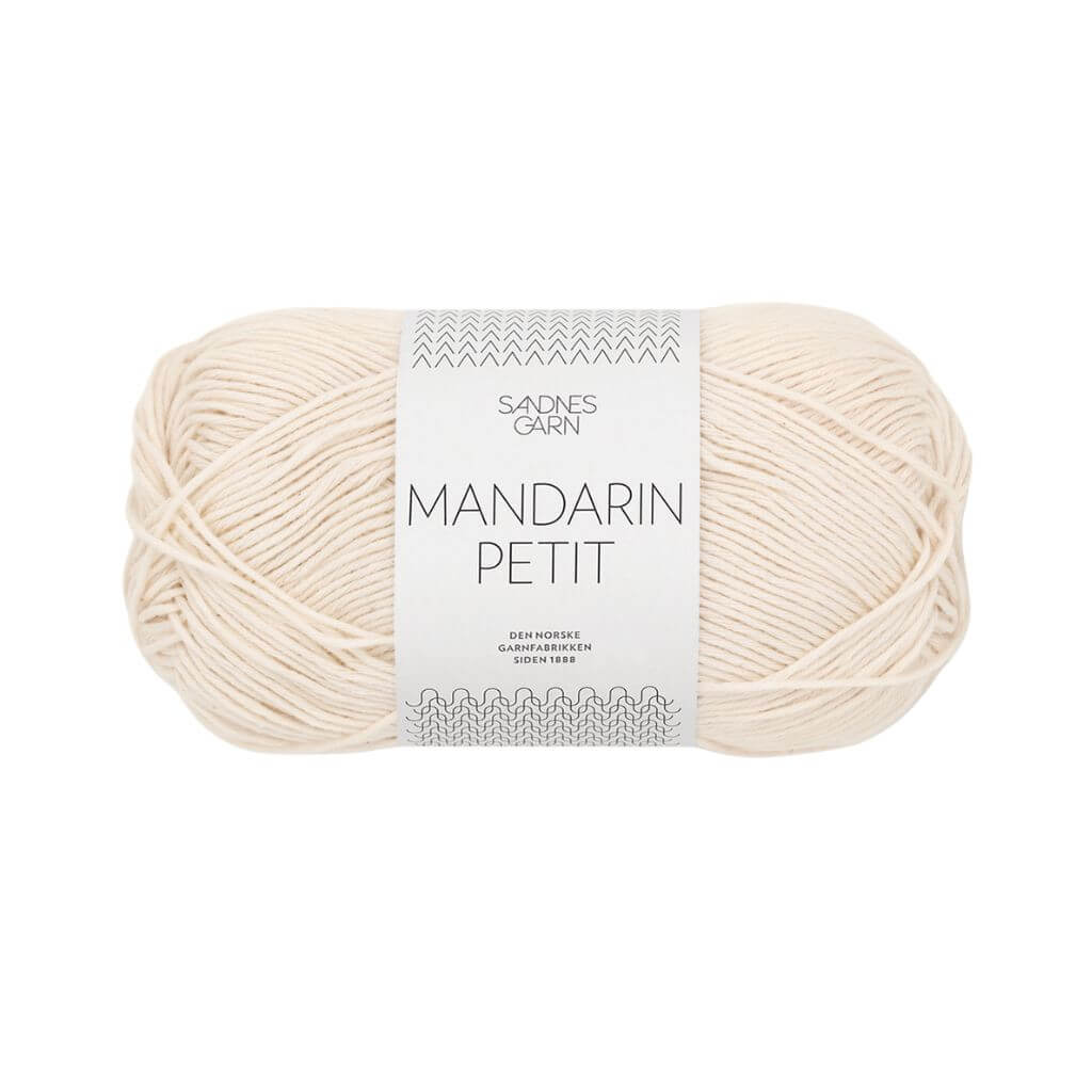 Sandnes Garn Mandarin Petit 50g 1012 - Natur Lieblingsgarn