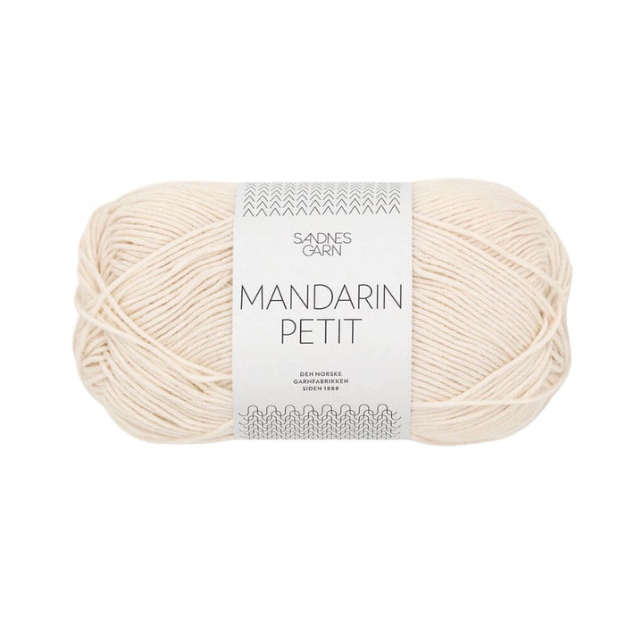 Sandnes Garn Mandarin Petit 50g 1012 - Natur Lieblingsgarn
