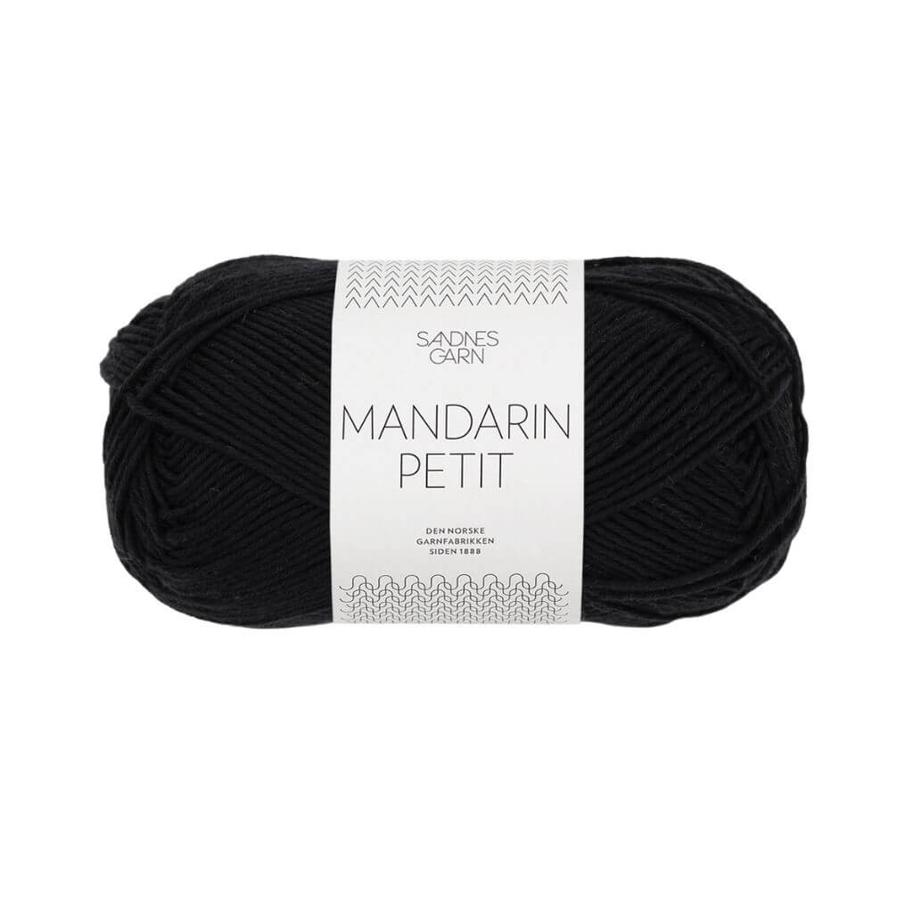 Sandnes Garn Mandarin Petit 50g 1099 - Svart Lieblingsgarn