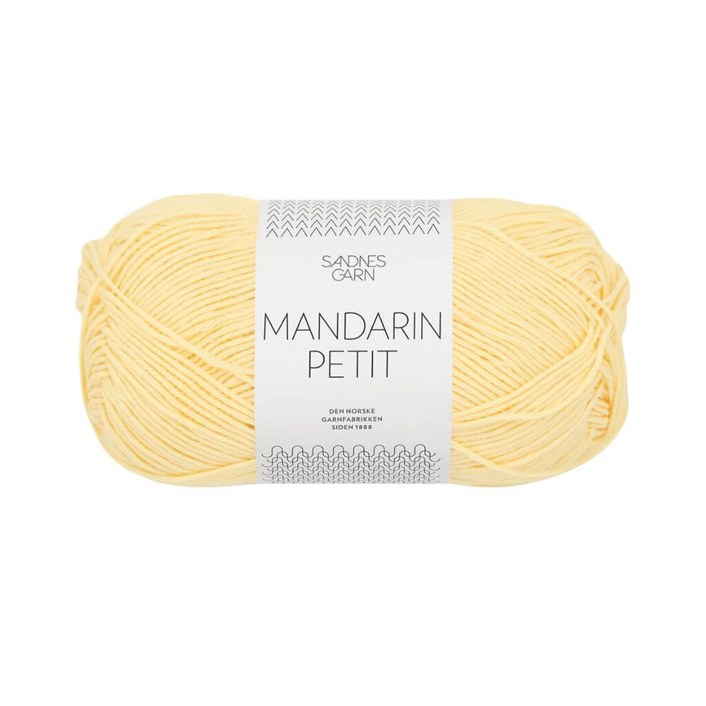 Sandnes Garn Mandarin Petit 50g 2102 - Gul Lieblingsgarn