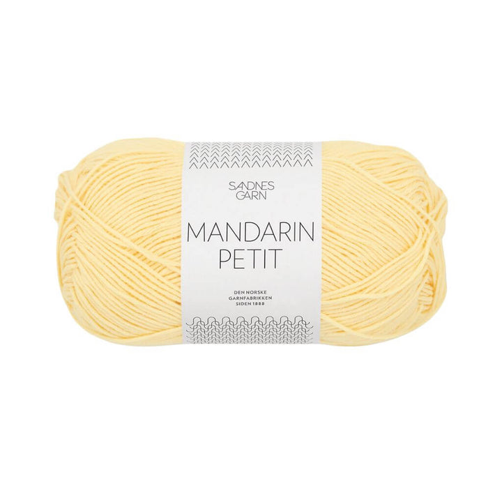 Sandnes Garn Mandarin Petit 50g 2102 - Gul Lieblingsgarn