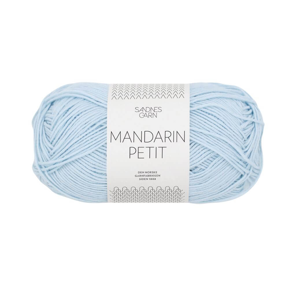 Sandnes Garn Mandarin Petit 50g 5930 - Lys Blå Lieblingsgarn