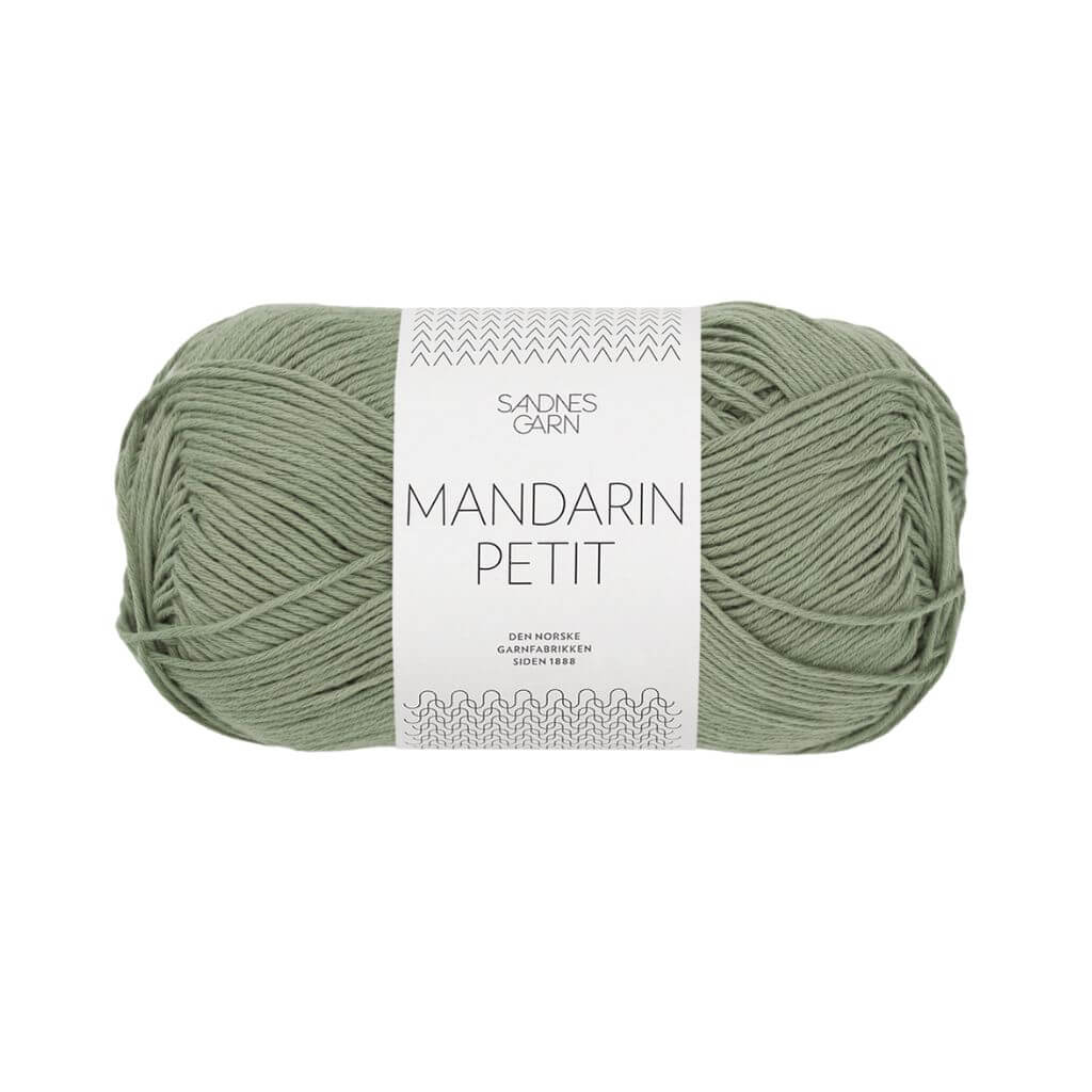 Sandnes Garn Mandarin Petit 50g 9041 - Støvet Lys Grønn Lieblingsgarn