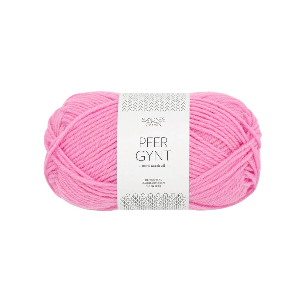 Sandnes Garn Peer Gynt 50 g - Reine Schurwolle 4626 - Shocking Pink Lieblingsgarn