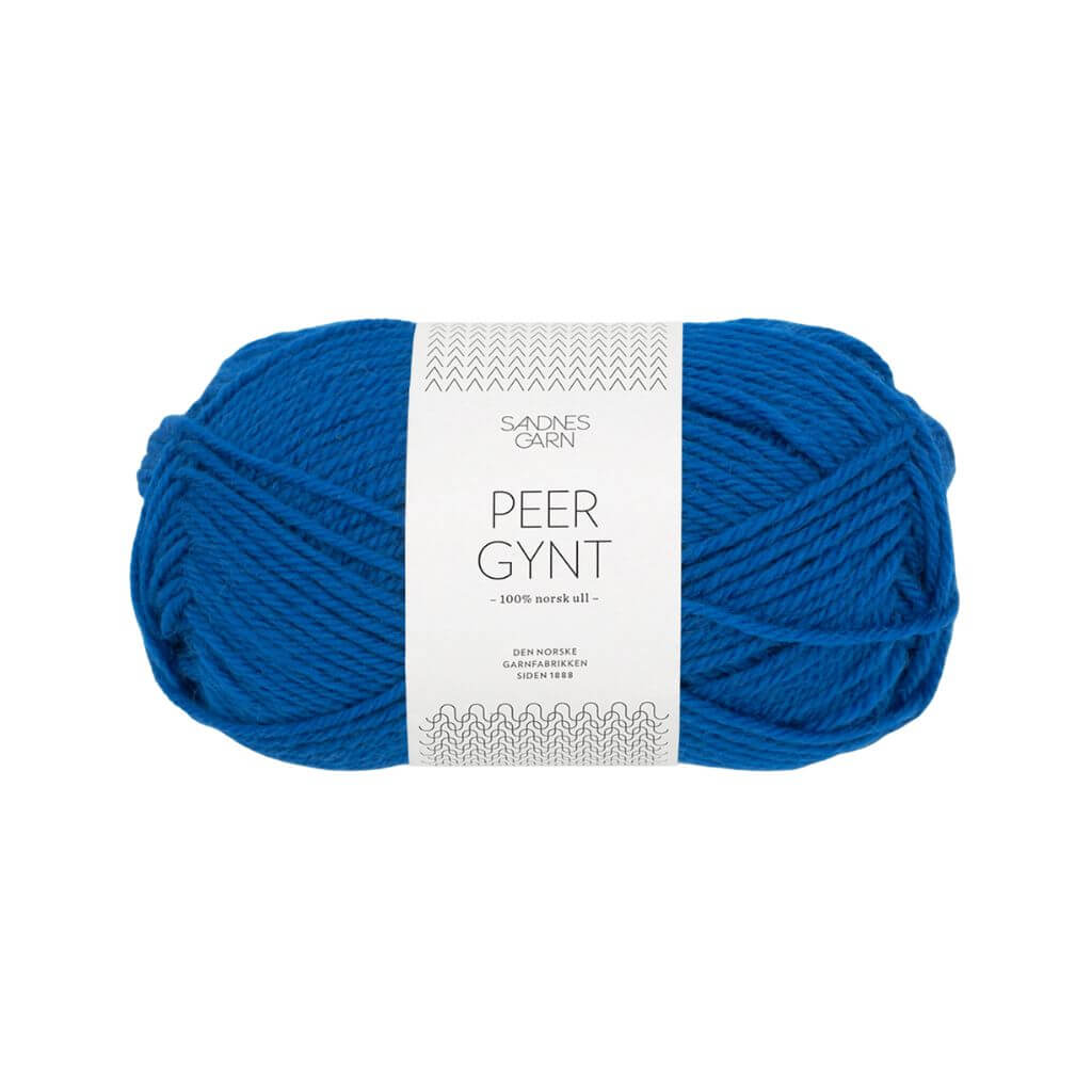 Sandnes Garn Peer Gynt 50 g - Reine Schurwolle 6046 - Jolly Blue Lieblingsgarn