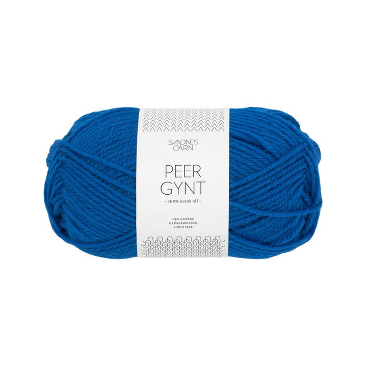 Sandnes Garn Peer Gynt 50 g - Reine Schurwolle 6046 - Jolly Blue Lieblingsgarn