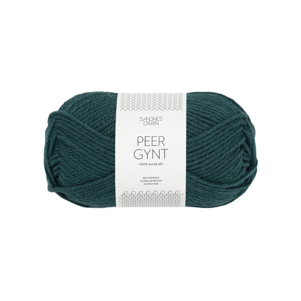 Sandnes Garn Peer Gynt 50 g - Reine Schurwolle 7281 - Dyp Petrol Lieblingsgarn