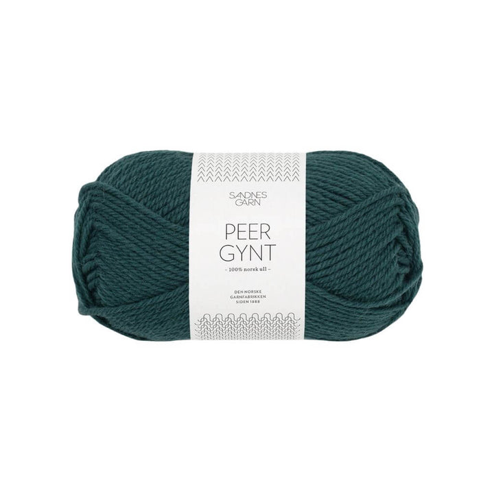 Sandnes Garn Peer Gynt 50 g - Reine Schurwolle 7281 - Dyp Petrol Lieblingsgarn
