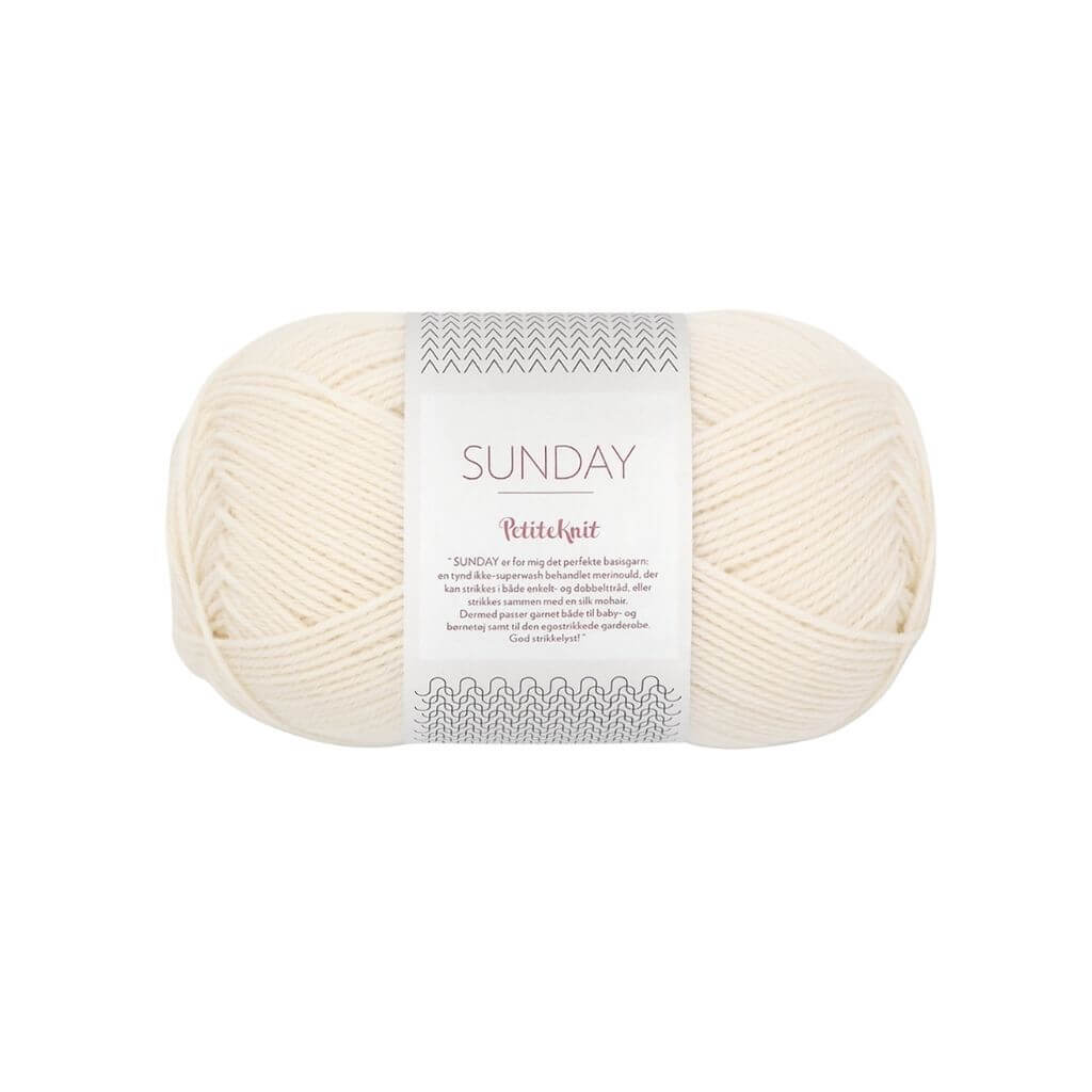 Sandnes Garn PetiteKnit Sunday 1012 Wipped Cream Lieblingsgarn