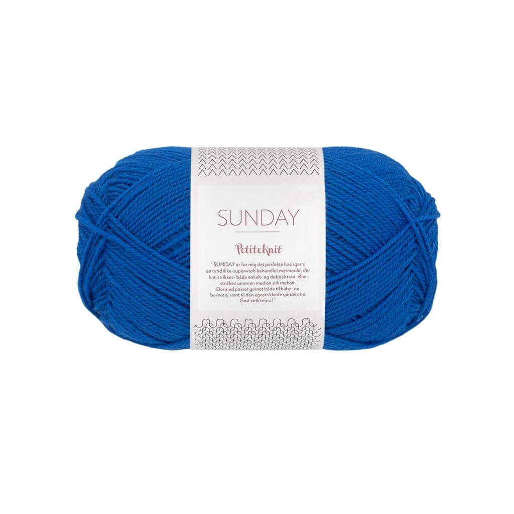 Sandnes Garn PetiteKnit Sunday 6046 Electric Blue Lieblingsgarn