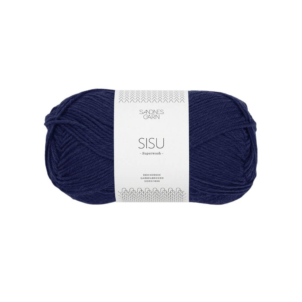 Sandnes Garn Sisu 50 g - Sockenwolle Superwash 5575 - Marine Lieblingsgarn
