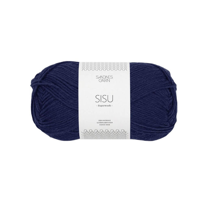 Sandnes Garn Sisu 50 g - Sockenwolle Superwash 5575 - Marine Lieblingsgarn