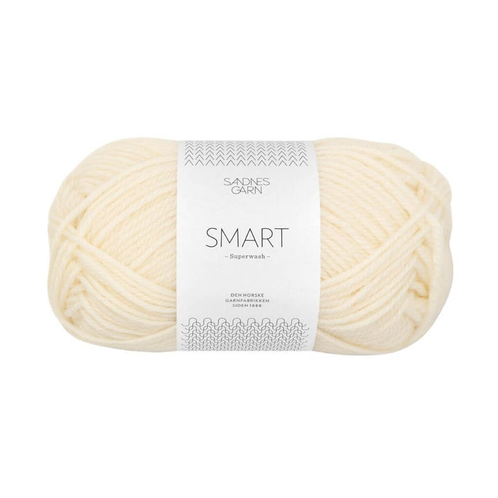 Sandnes Garn Smart - 50g 1012 - Natur Lieblingsgarn