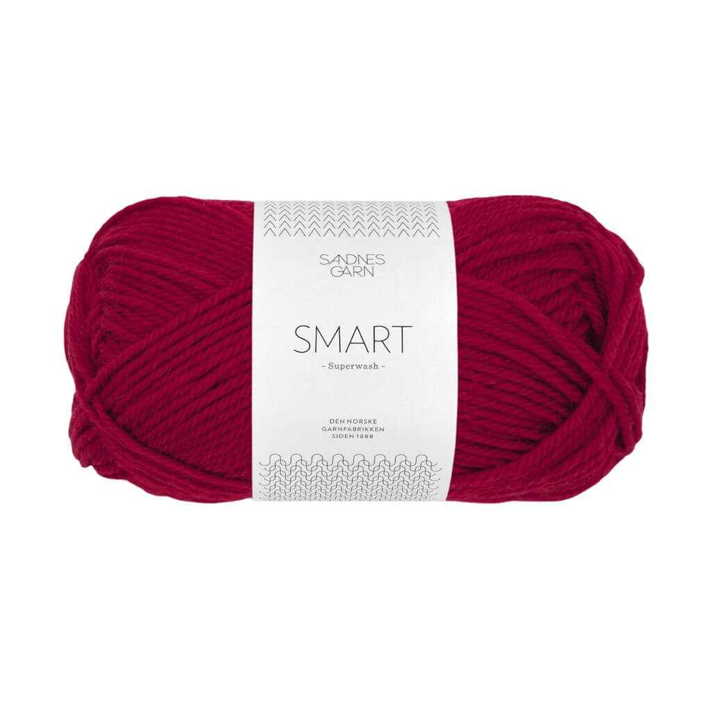 Sandnes Garn Smart - 50g 4065 - Vinrød Lieblingsgarn