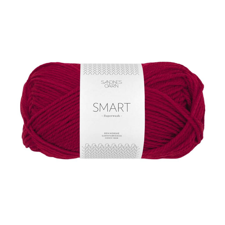 Sandnes Garn Smart - 50g 4065 - Vinrød Lieblingsgarn