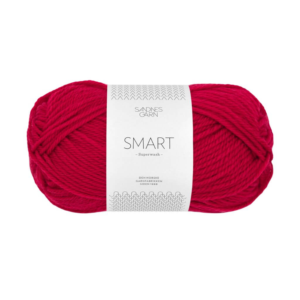Sandnes Garn Smart - 50g 4219 - Rød Lieblingsgarn