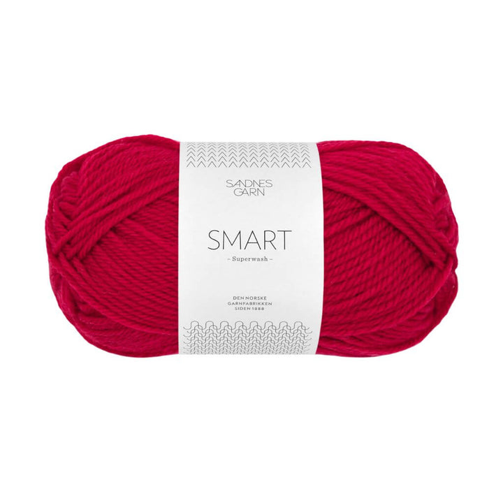 Sandnes Garn Smart - 50g 4219 - Rød Lieblingsgarn