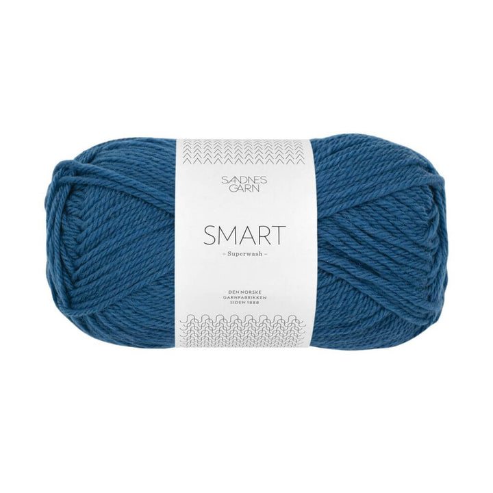 Sandnes Garn Smart - 50g 6355 - Flyblå Lieblingsgarn