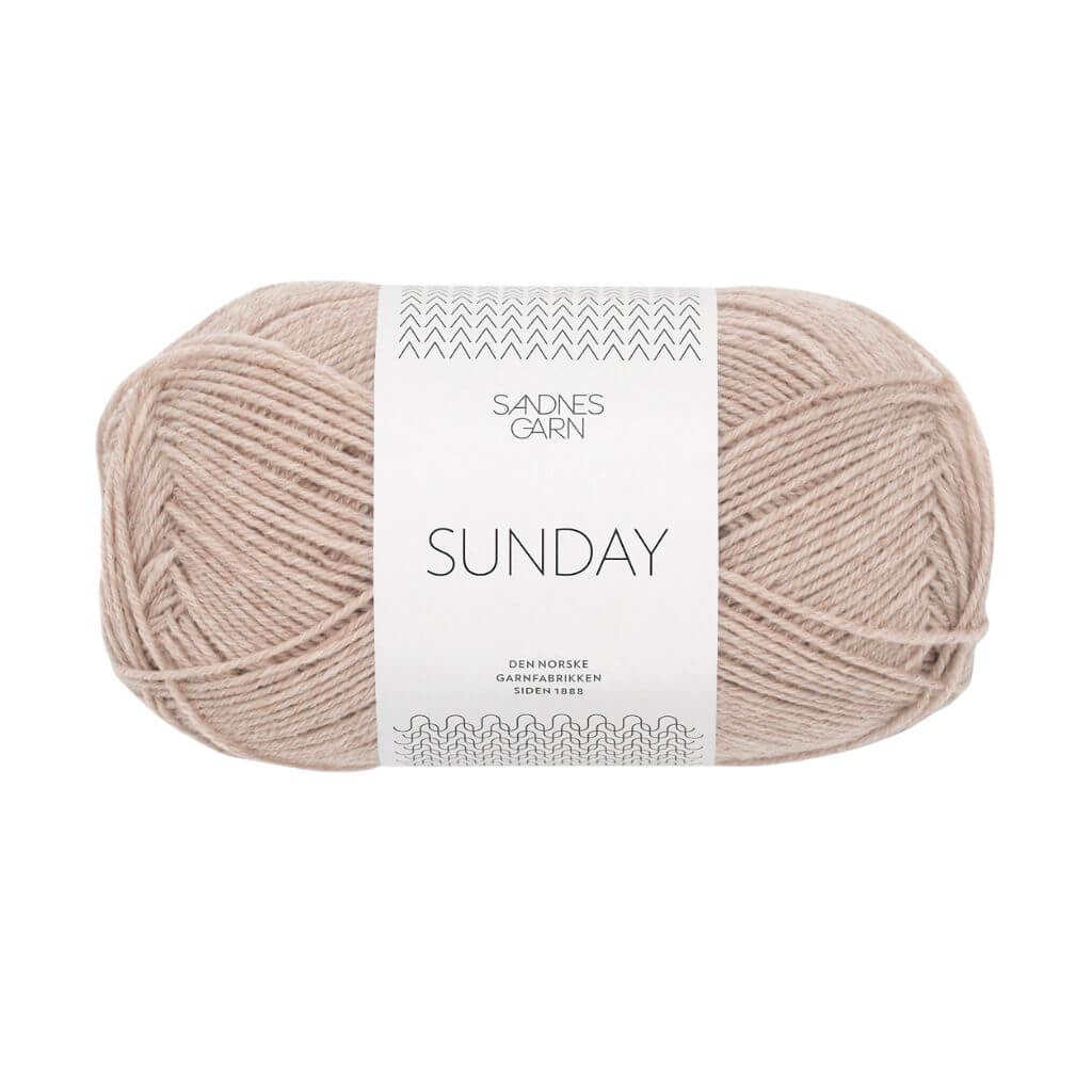 Sandnes Garn Sunday - 50g 2650 - Beigmelert Lieblingsgarn