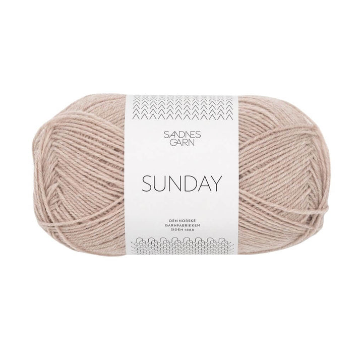 Sandnes Garn Sunday - 50g 2650 - Beigmelert Lieblingsgarn