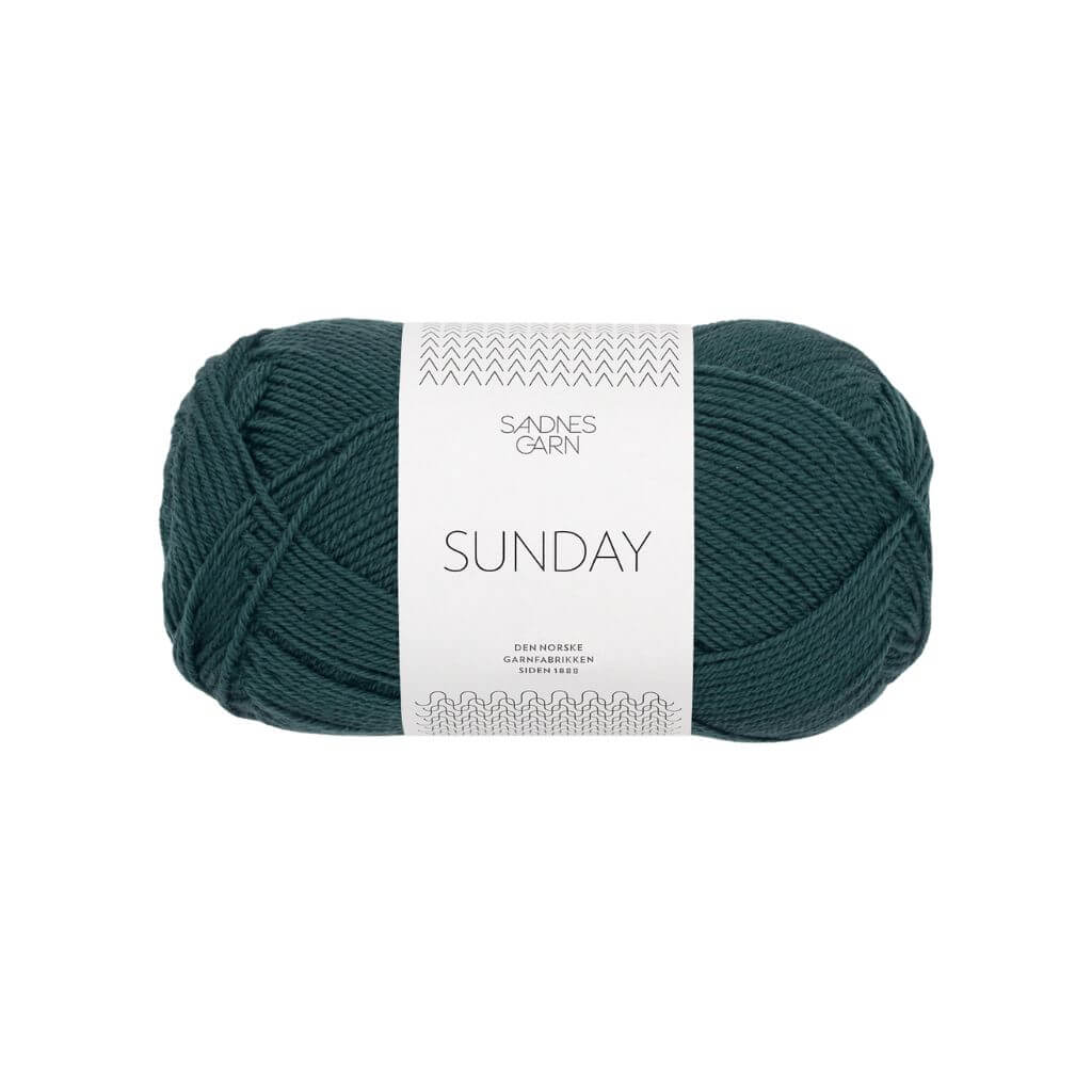 Sandnes Garn Sunday - 50g 7281 - Dyp Petrol Lieblingsgarn