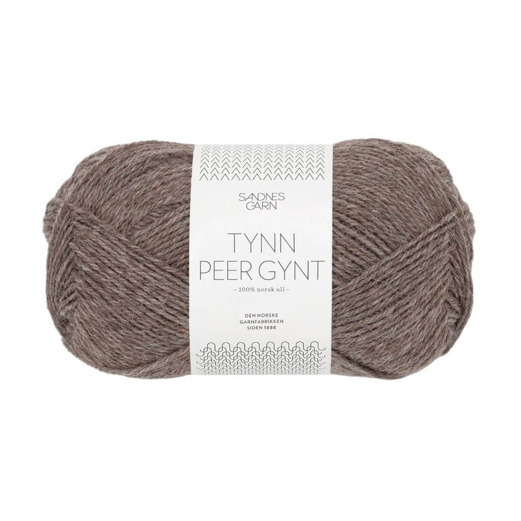 Sandnes Garn Tynn Peer Gynt 2652 - Mellombrun Melert Lieblingsgarn