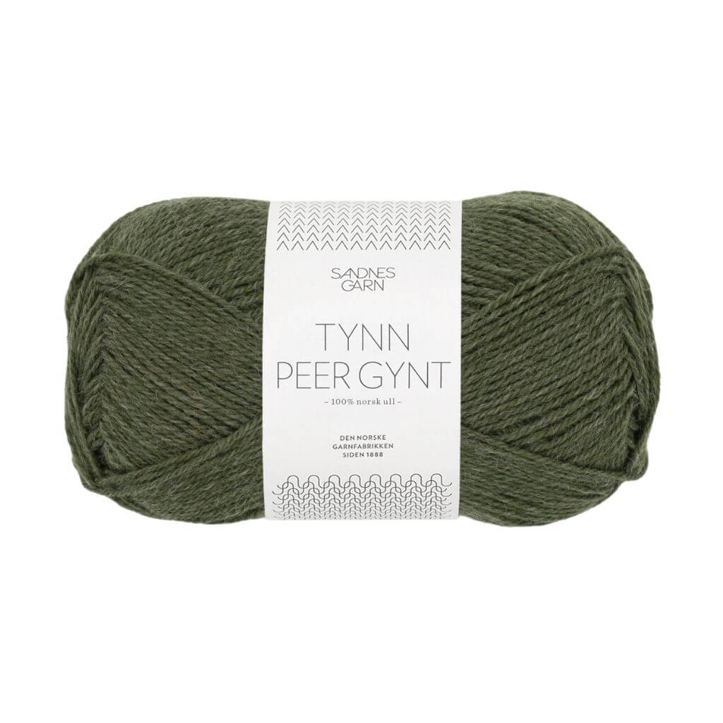 Sandnes Garn Tynn Peer Gynt 9572 - Mørk Grønnmelert Lieblingsgarn