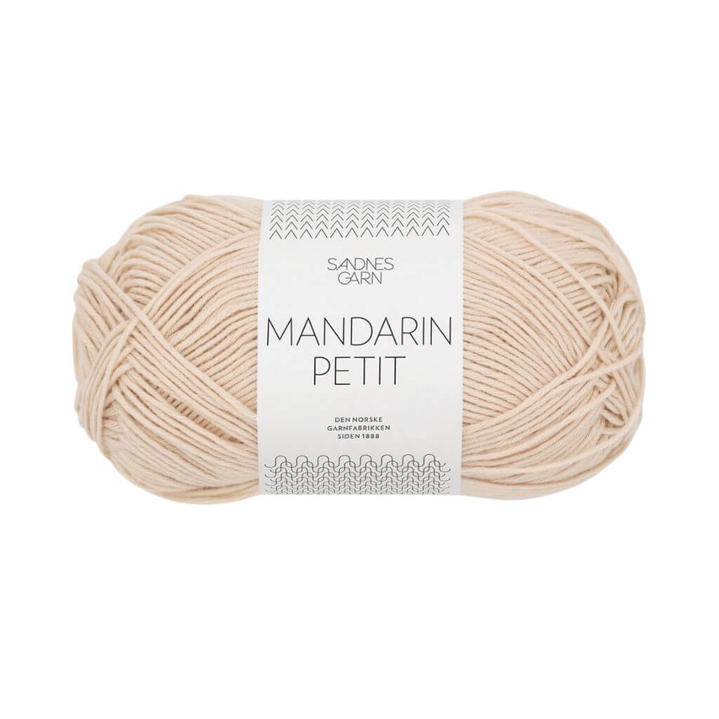 Sandnes Garn Mandarin Petit 50g 3011 - Mandelhvit Lieblingsgarn