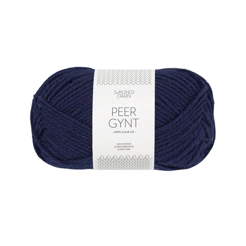 Sandnes Garn Peer Gynt 50 g - Reine Schurwolle 5575 - Marine Lieblingsgarn
