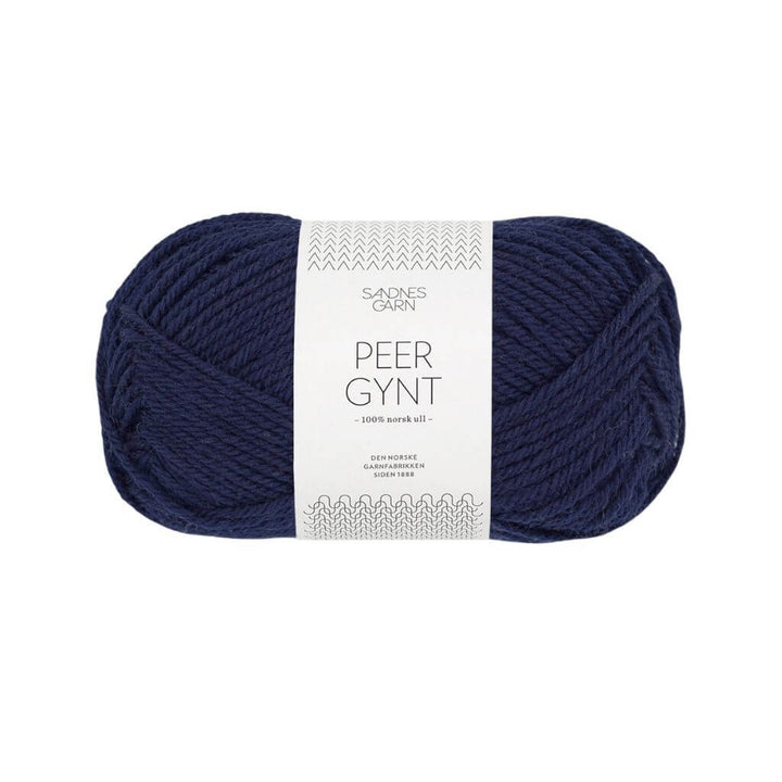Sandnes Garn Peer Gynt 50 g - Reine Schurwolle 5575 - Marine Lieblingsgarn