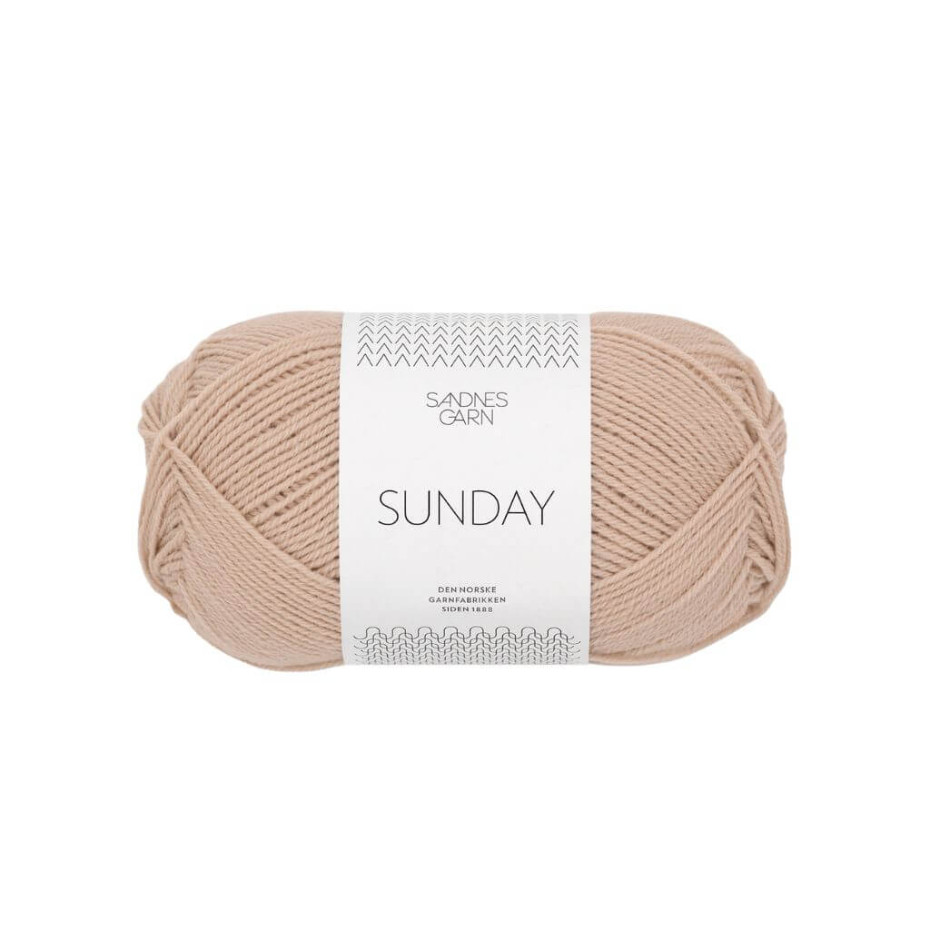 Sandnes Garn Sunday - 50g 3021 - Lys Beige Lieblingsgarn