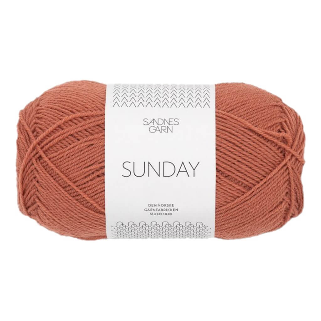 Sandnes Garn Sunday - 50g 3535 - Kupferbraun Lieblingsgarn