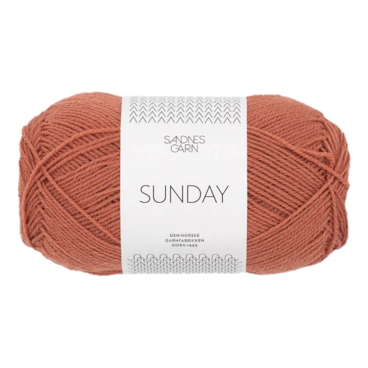 Sandnes Garn Sunday - 50g 3535 - Kupferbraun Lieblingsgarn