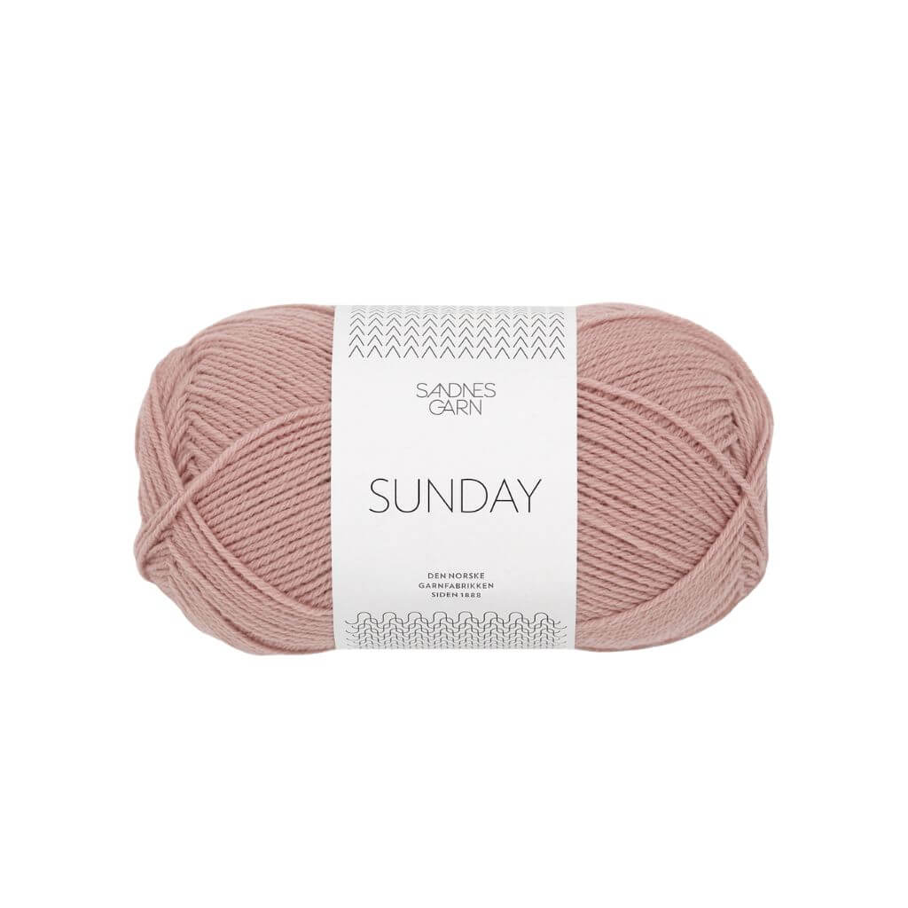 Sandnes Garn Sunday - 50g 4332 - Støvet Rose Lieblingsgarn