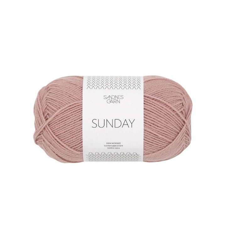Sandnes Garn Sunday - 50g 4332 - Støvet Rose Lieblingsgarn