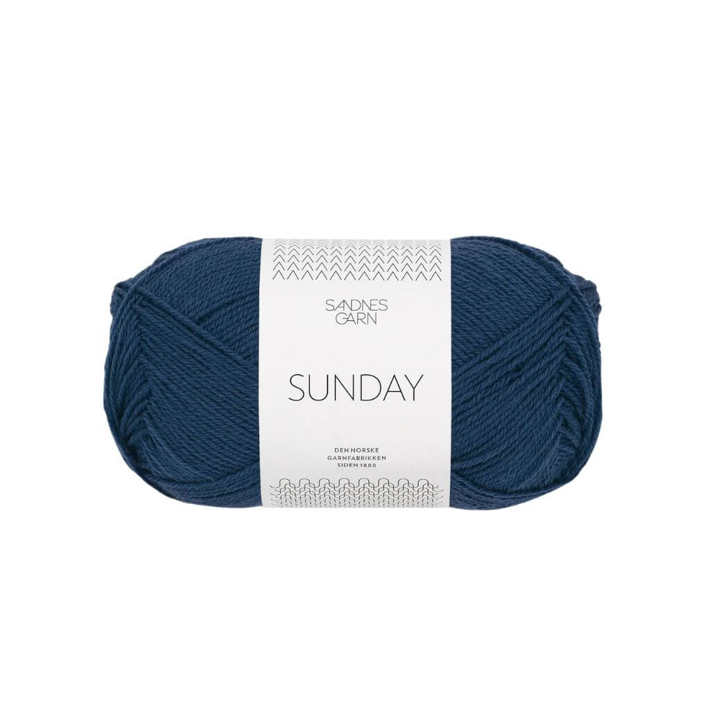Sandnes Garn Sunday - 50g 6062 - Mørk blå Lieblingsgarn