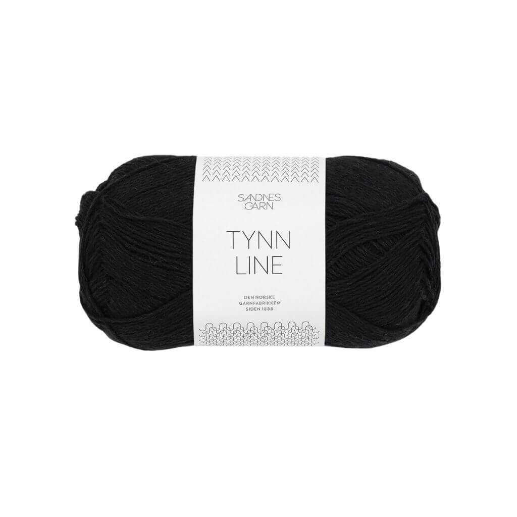 Sandnes Garn Tynn Line - 50g 1099 - Sort Lieblingsgarn