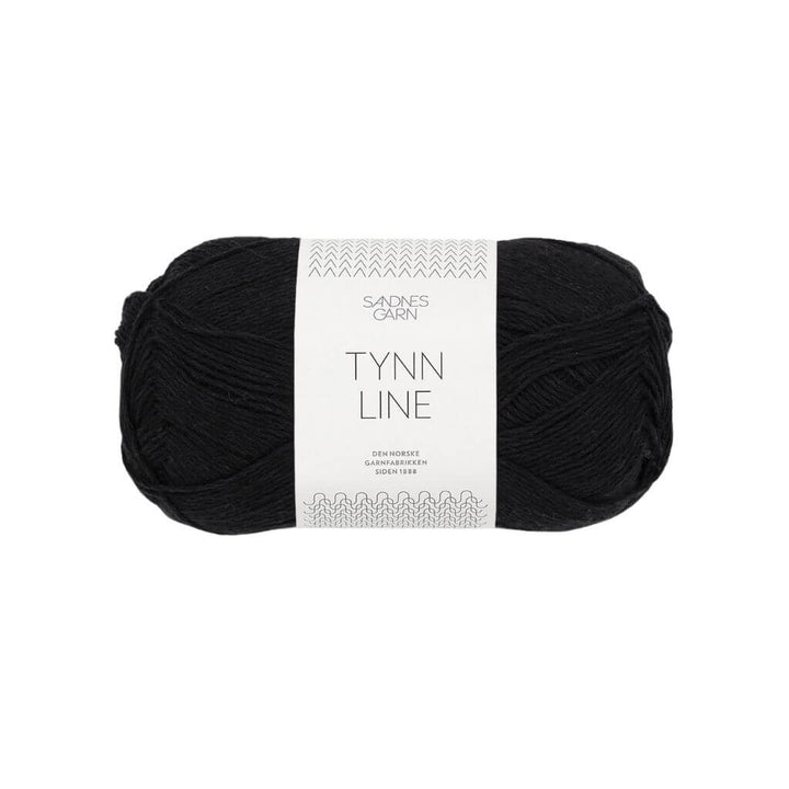 Sandnes Garn Tynn Line - 50g 1099 - Sort Lieblingsgarn