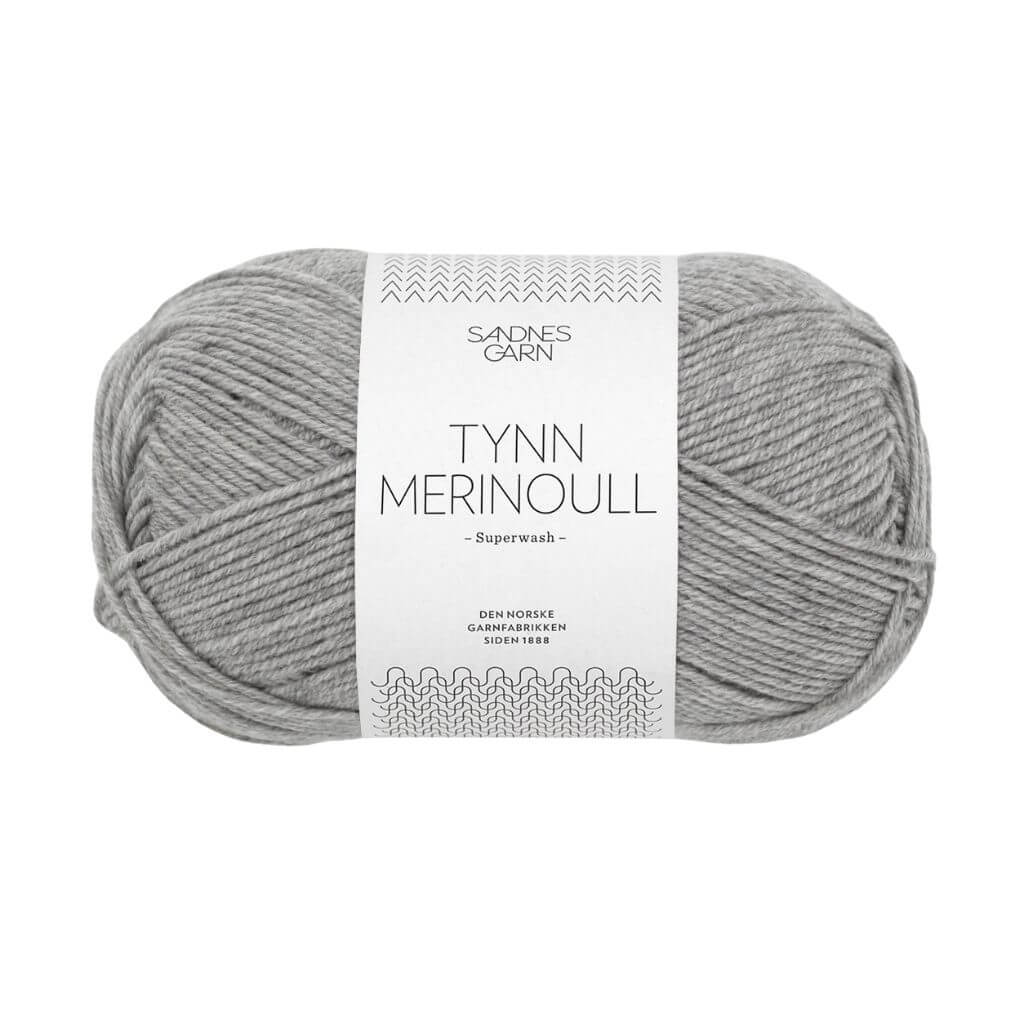 Sandnes Tynn Merinoull - 50g 1042 - Gråmelert Lieblingsgarn