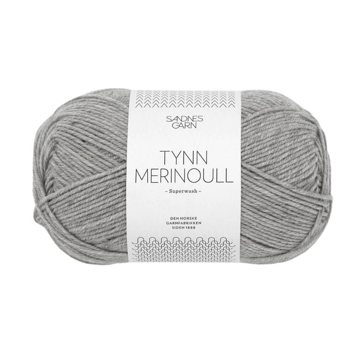 Sandnes Tynn Merinoull - 50g 1042 - Gråmelert Lieblingsgarn
