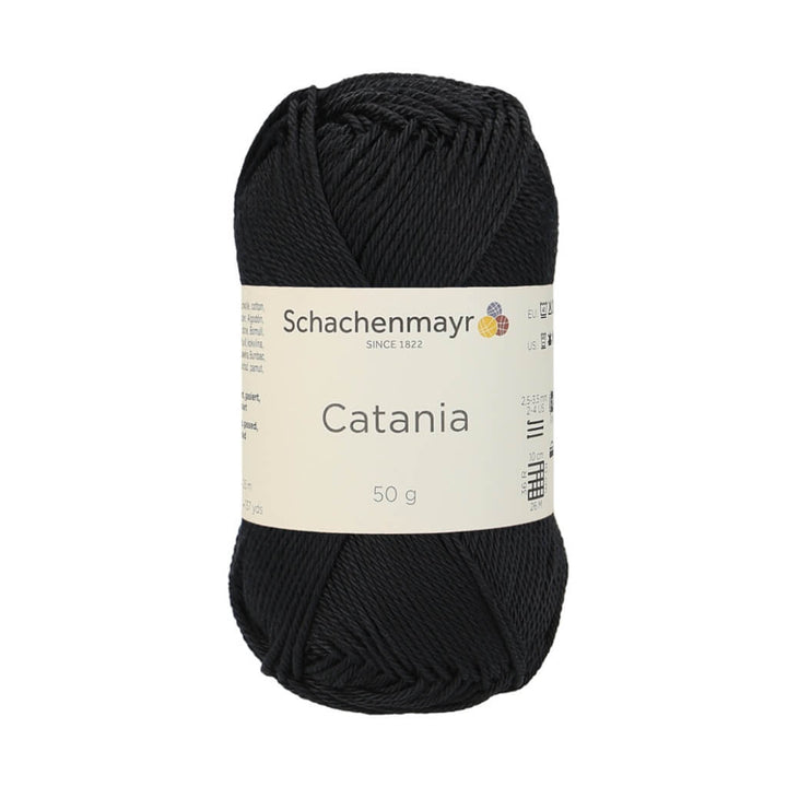 Schachenmayr Catania Originals - Baumwollgarn 110 - Schwarz Lieblingsgarn