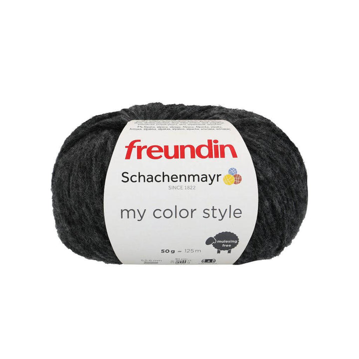 Schachenmayr Freundin - My Color Style 98 - Anthrazit Melange Lieblingsgarn