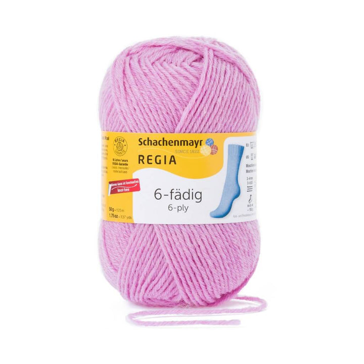 Schachenmayr Regia 6-fädig Sockenwolle 50g 6867 - Himbeere Lieblingsgarn