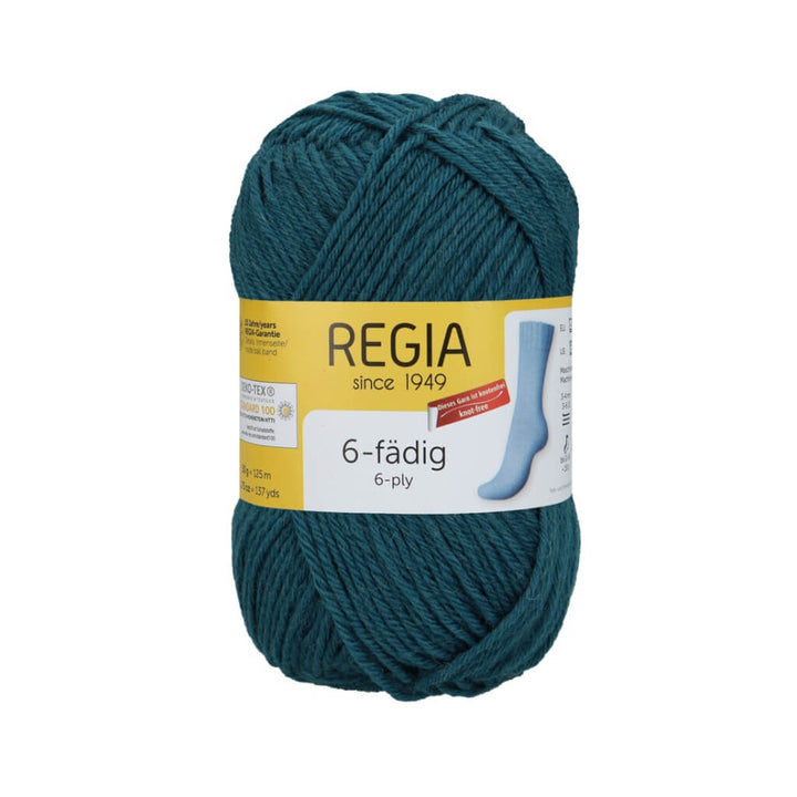 Schachenmayr Regia 6-fädig Sockenwolle 50g 1047 - Petrol Lieblingsgarn
